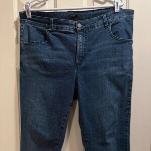 Universal Standard Seine Skinny Jeans Sz 18 EUC Distressed Blue